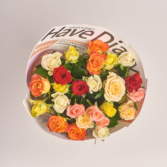 Bouquet 25 Rose Mix